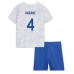 Frankrike Raphael Varane #4 Barnkläder Borta matchtröja till baby VM 2022 Kortärmad (+ Korta byxor) Billigt